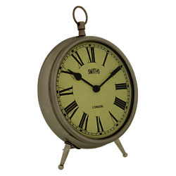 Lascelles Smiths Mantel Clock, Chrome, Large